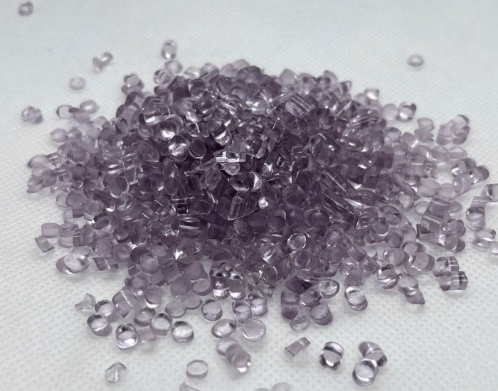Hạt nhựa PVC trong nâu tím 