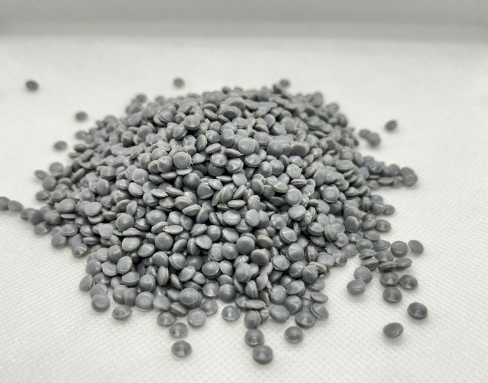 Hạt Nhựa PVC Cứng Xám