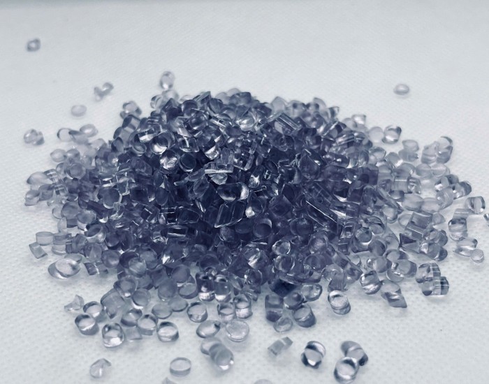 Hạt nhựa PVC trong xám khói